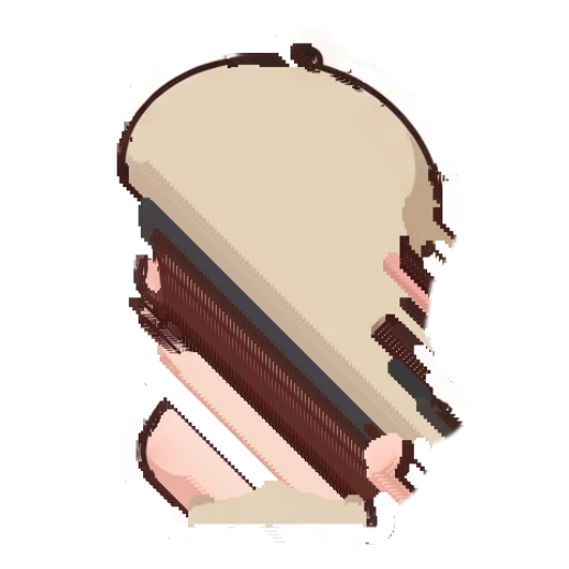 Girl in beret crossing arms to show disapproval Beret Girl Daily Life sticker for expressive chats and social replies.