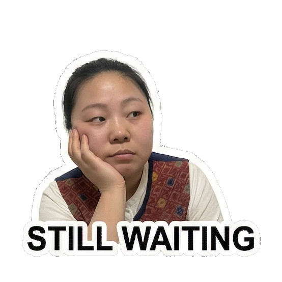 Sticker 16 from AI Sticker Pack, designed for expressive chats, social replies, and everyday reactions.