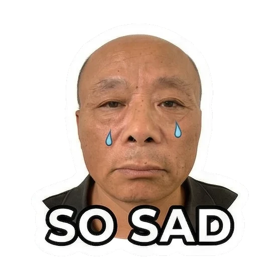 Sticker 5 from AI Sticker Pack, designed for expressive chats, social replies, and everyday reactions.