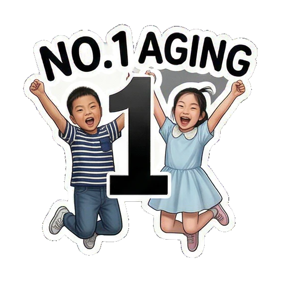 兄妹一起竖大拇指点赞 K-pop Fan Duo Life sticker for expressive chats and social replies.