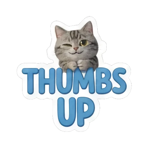 小猫亲吻表情 Festive Tabby Expressions sticker for expressive chats and social replies.