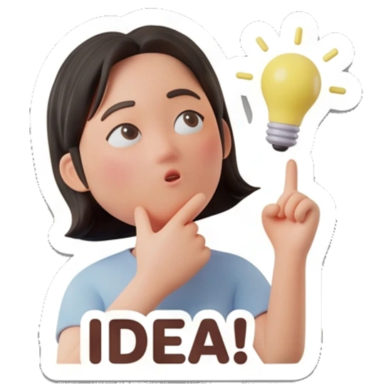 Sticker 9 from AI Sticker Pack, designed for expressive chats, social replies, and everyday reactions.