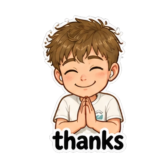 cartoon happy Mood Story 76489e72 sticker for expressive chats and social replies.