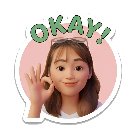 Sticker 9 from AI Sticker Pack, designed for expressive chats, social replies, and everyday reactions.