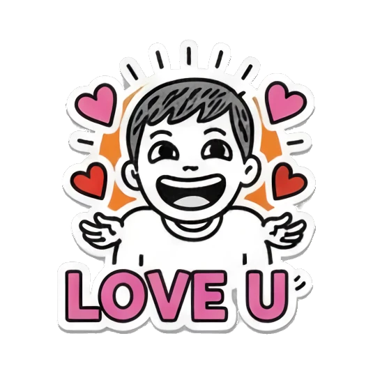 cartoon wave Mood Story 24d5a60c sticker for expressive chats and social replies.
