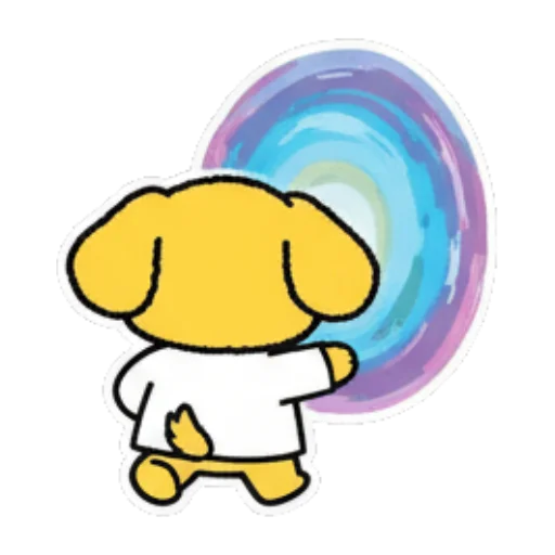 Cute canine expressing various moods. Doctor Dog's Daily Life sticker for expressive chats and social replies.