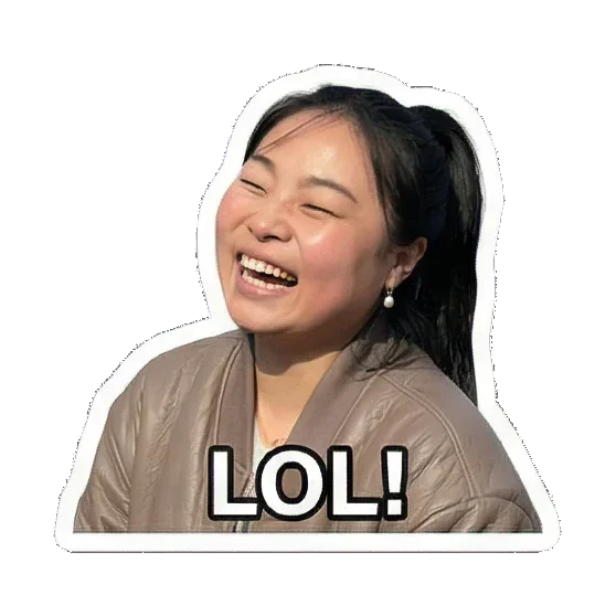 Sticker 3 from AI Sticker Pack, designed for expressive chats, social replies, and everyday reactions.