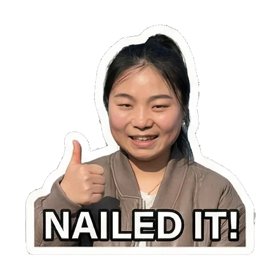 Sticker 16 from AI Sticker Pack, designed for expressive chats, social replies, and everyday reactions.