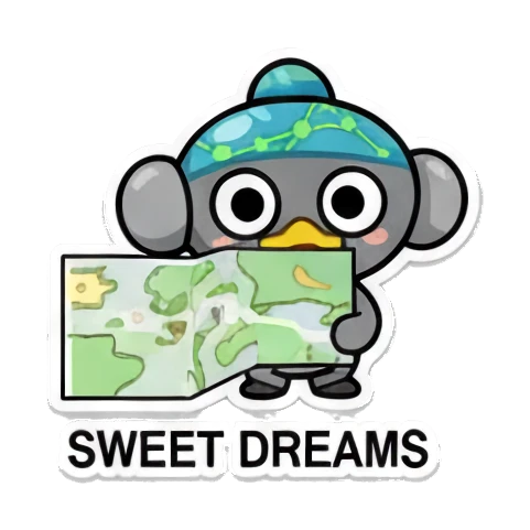 加油鼓励贴纸 Little Gray Hat's Daily Moods sticker for expressive chats and social replies.
