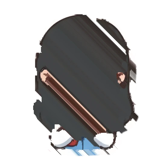 Female worker looking surprised with hands together Hard Hat Heroes sticker for expressive chats and social replies.