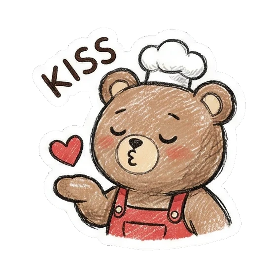 Sticker 7 from AI Sticker Pack, designed for expressive chats, social replies, and everyday reactions.