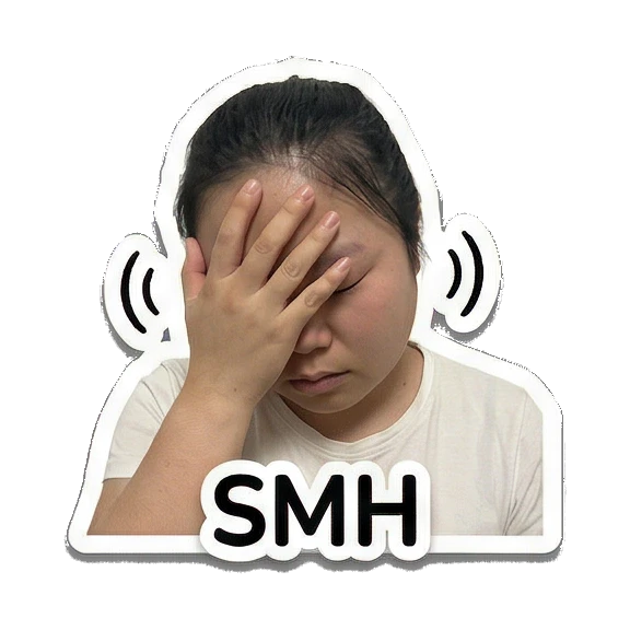 Sticker 11 from AI Sticker Pack, designed for expressive chats, social replies, and everyday reactions.