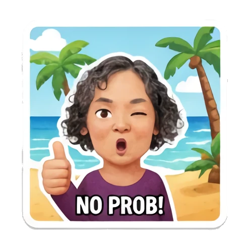 妈妈竖大拇指点赞 Cheerful Mom Daily Life sticker for expressive chats and social replies.