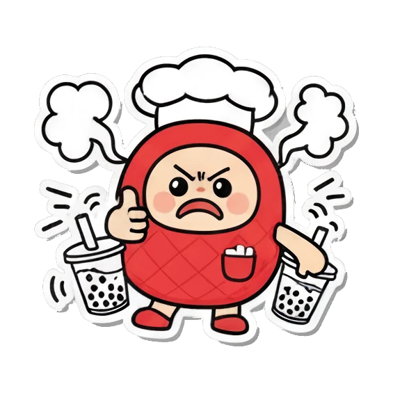 Sticker 4 from AI Sticker Pack, designed for expressive chats, social replies, and everyday reactions.