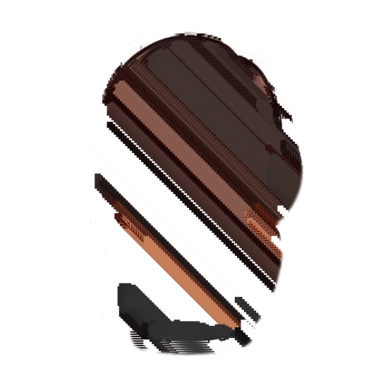 Brunette girl crossing arms in a firm no gesture, looking serious. Chibi Brunette Girl Daily sticker for expressive chats and social replies.