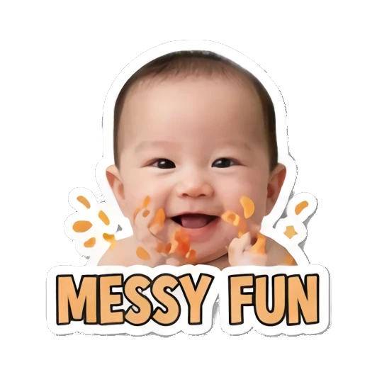 疑惑挠头的宝宝 Little Baby Expressions sticker for expressive chats and social replies.