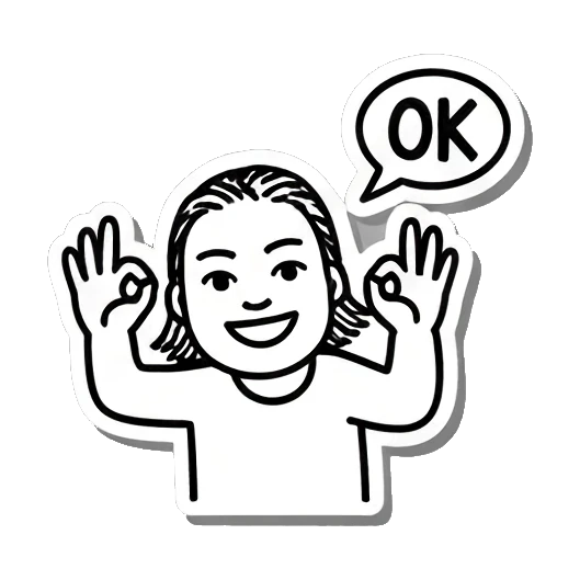 Sticker 1 from AI Sticker Pack, designed for expressive chats, social replies, and everyday reactions.