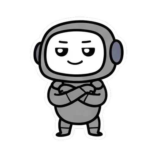 Sticker 3 from AI Sticker Pack, designed for expressive chats, social replies, and everyday reactions.