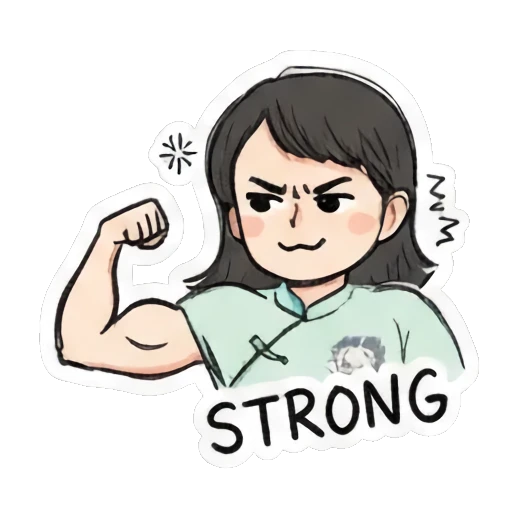 laughing out loud Daily Life of a Cheerful Girl sticker for expressive chats and social replies.