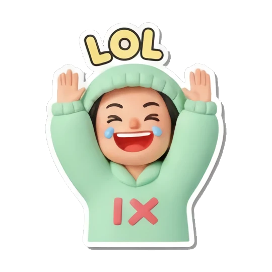 Sticker 2 from AI Sticker Pack, designed for expressive chats, social replies, and everyday reactions.