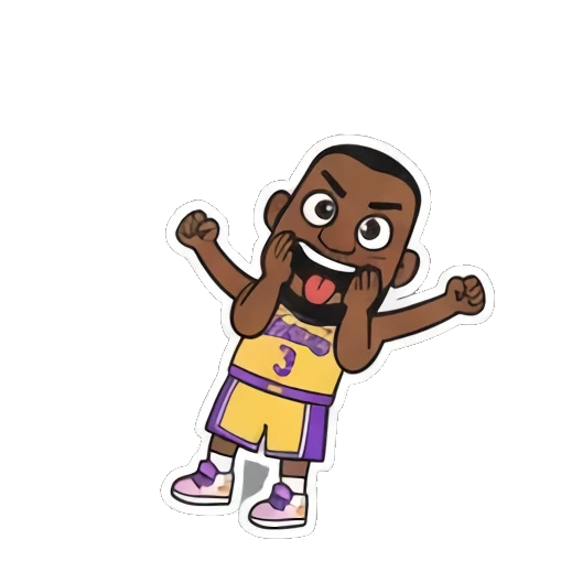 沉思Hmm LeBron's Cartoon Expressions sticker for expressive chats and social replies.