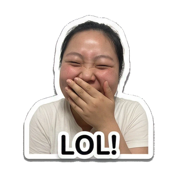 Sticker 4 from AI Sticker Pack, designed for expressive chats, social replies, and everyday reactions.