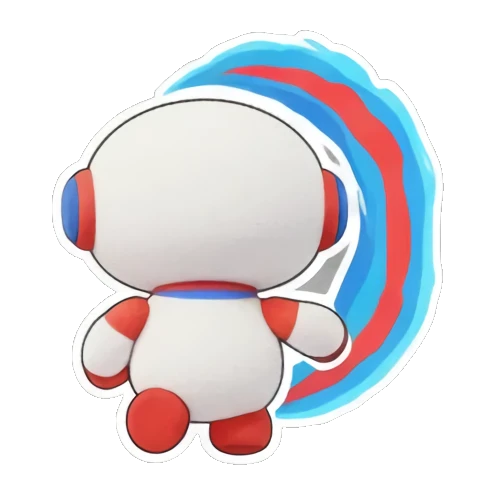 机器人委屈难过 Little Tech Buddy sticker for expressive chats and social replies.