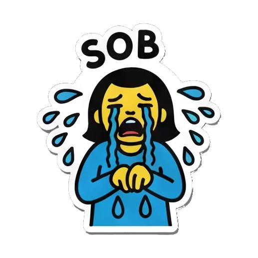女孩挥手赶人 Pop Art Girl Expressions sticker for expressive chats and social replies.