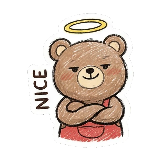 Sticker 14 from AI Sticker Pack, designed for expressive chats, social replies, and everyday reactions.