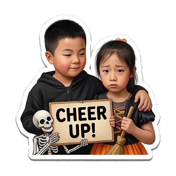 Sticker 9 from AI Sticker Pack, designed for expressive chats, social replies, and everyday reactions.
