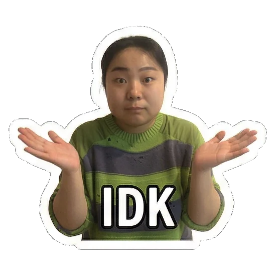 Sticker 8 from AI Sticker Pack, designed for expressive chats, social replies, and everyday reactions.