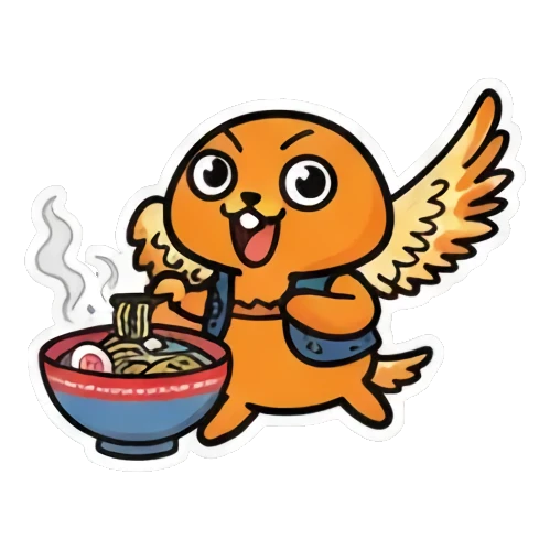 水獭传送消失 Winged Otter Daily Fun sticker for expressive chats and social replies.