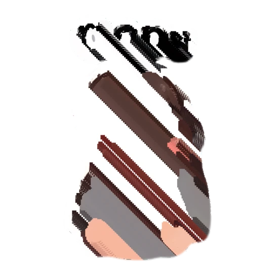 Young woman covering her face in embarrassment. My Daily Cartoon Life sticker for expressive chats and social replies.