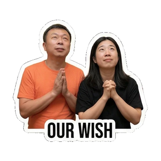 praying together Sweet Couple Moments sticker for expressive chats and social replies.