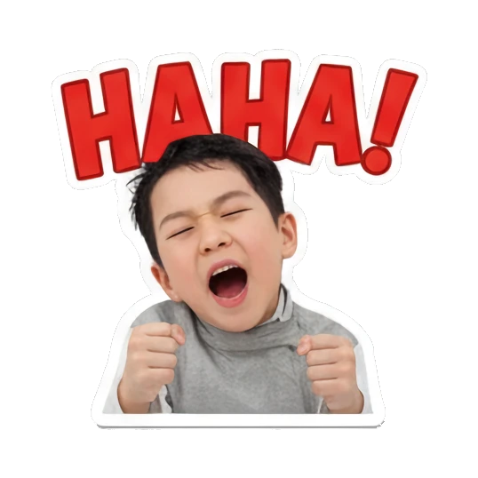 小男孩双手比心 Little Boy Expressions sticker for expressive chats and social replies.