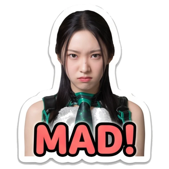 Sticker 7 from AI Sticker Pack, designed for expressive chats, social replies, and everyday reactions.