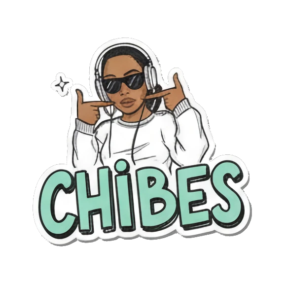 佩戴耳机享受音乐 Urban Diva Vibes sticker for expressive chats and social replies.