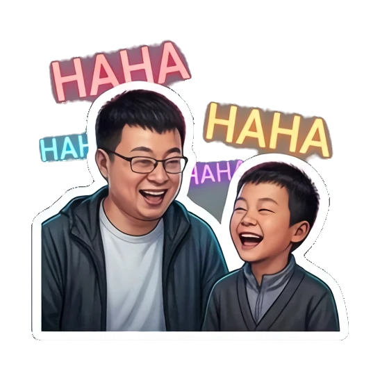 Sticker 12 from AI Sticker Pack, designed for expressive chats, social replies, and everyday reactions.