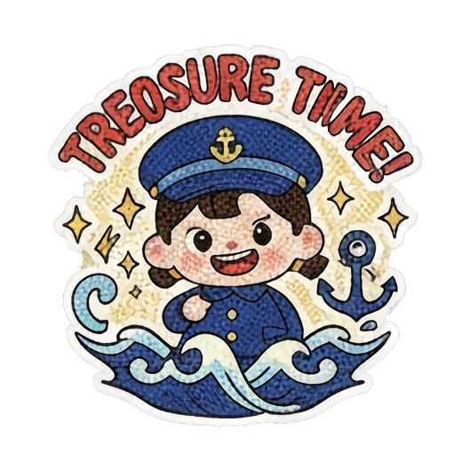 迷失海上，水手困惑 Little Sailor's Nautical Adventures sticker for expressive chats and social replies.