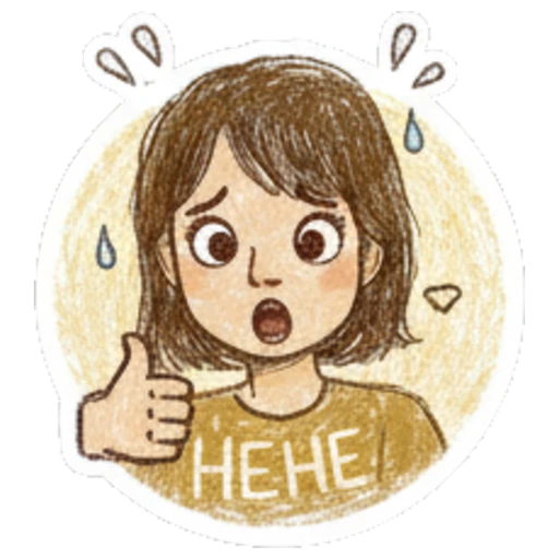 Sticker 3 from AI Sticker Pack, designed for expressive chats, social replies, and everyday reactions.