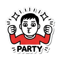 Sticker 8 from AI Sticker Pack, designed for expressive chats, social replies, and everyday reactions.