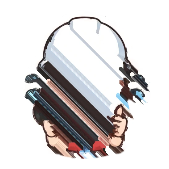 Female worker laughing with thumbs up Hard Hat Heroes sticker for expressive chats and social replies.