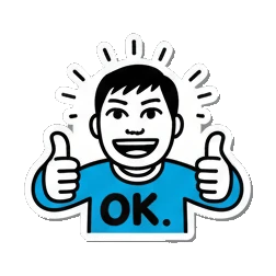 Sticker 1 from AI Sticker Pack, designed for expressive chats, social replies, and everyday reactions.