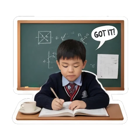 cartoon happy Mood Story dc537852 sticker for expressive chats and social replies.