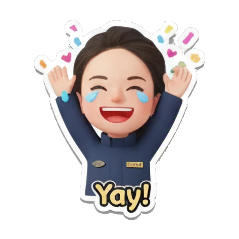 忙碌工作状态 Chibi Girl's Mood Diary sticker for expressive chats and social replies.