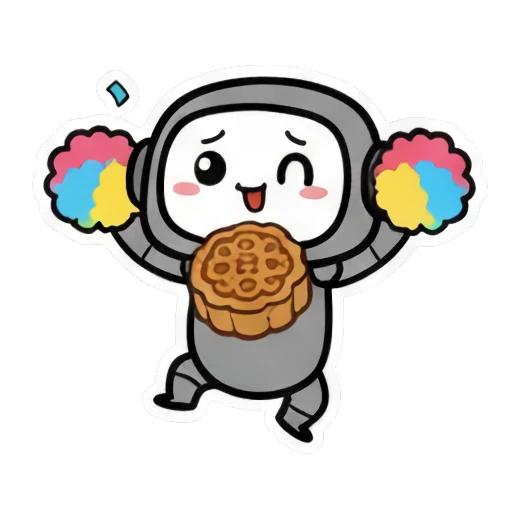 转身离开的背影 Cute Robot Daily Expressions sticker for expressive chats and social replies.