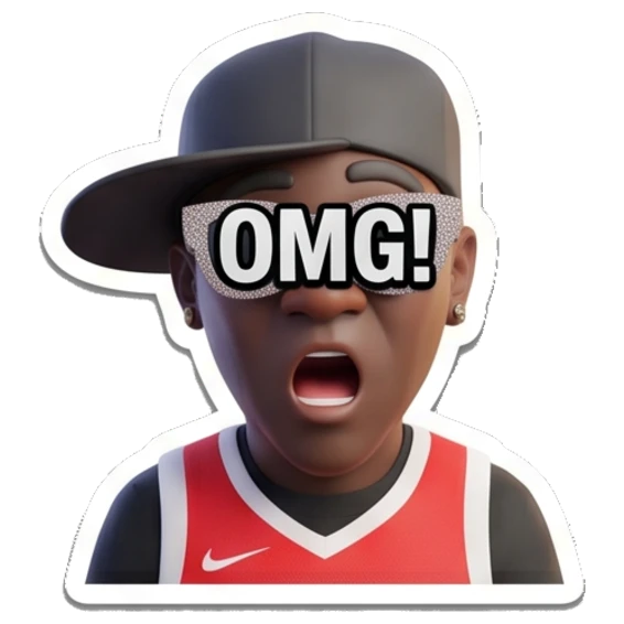 Sticker 7 from AI Sticker Pack, designed for expressive chats, social replies, and everyday reactions.