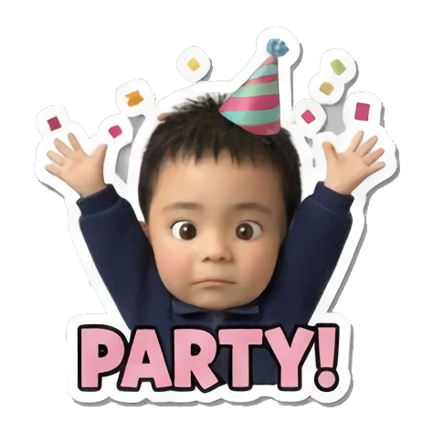 日常聊天贴纸 Little Boy's Moods sticker for expressive chats and social replies.