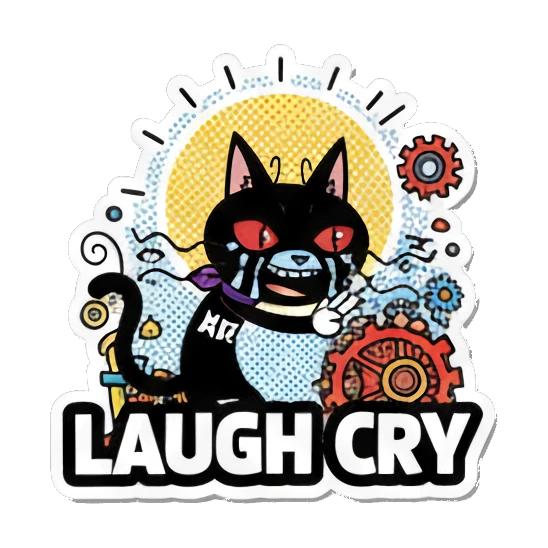 Sticker 15 from AI Sticker Pack, designed for expressive chats, social replies, and everyday reactions.