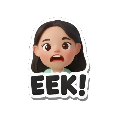 少女无奈躺平 Cheerful Girl Daily Life sticker for expressive chats and social replies.